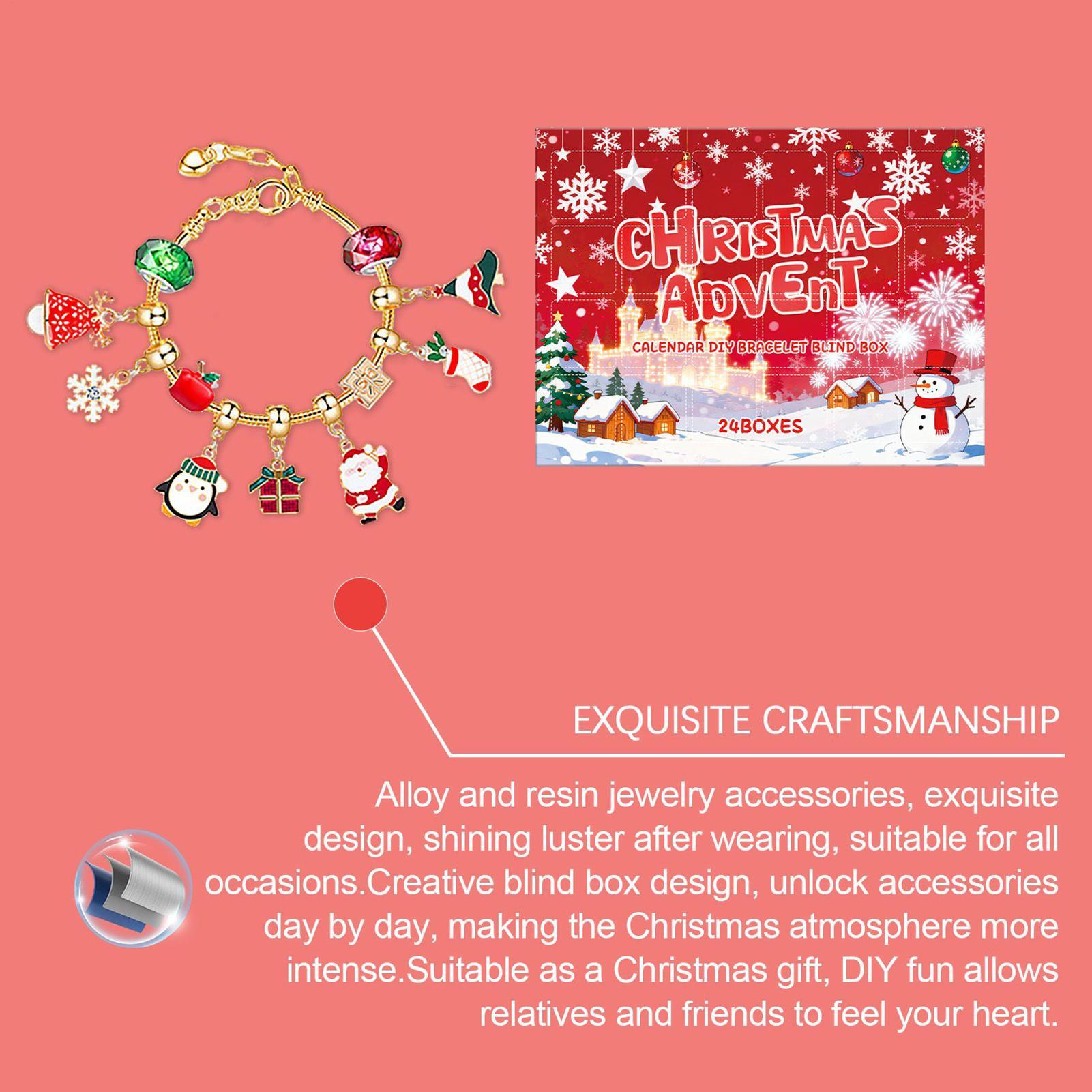 Jewelry Making Advent Calendar - ジュエリーカレンダー アドベント 24日間 ジュエリー作り カウントダウン チャーム