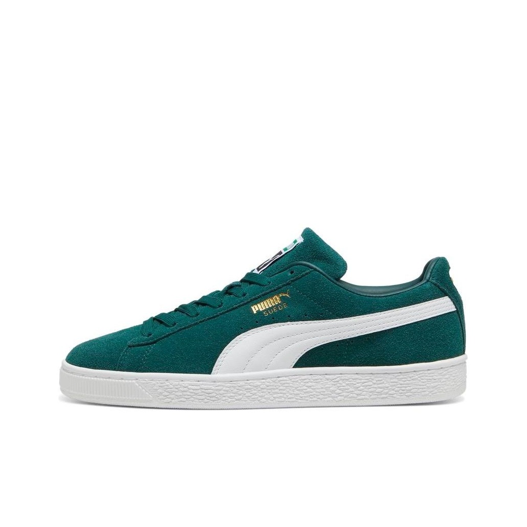 Puma Shoes Suede Classic - PUMA スエード クラシック 耐摩耗性と軽量性を備えたローカットスケートボードシューズ ユニセックス グリーン