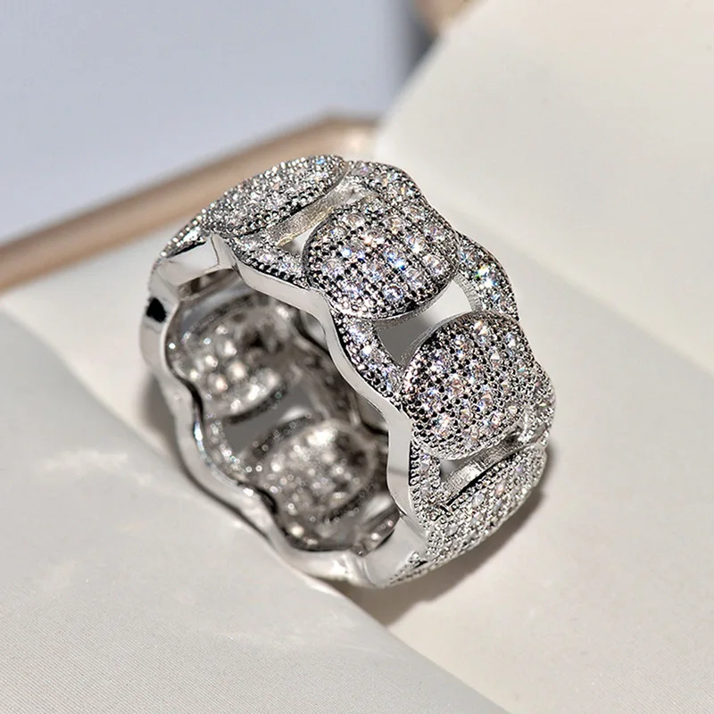 ジルコンがちりばめられた楕円形のデザイン、ビジネススタイルの - Jewelry Making Business のレビューと価格
