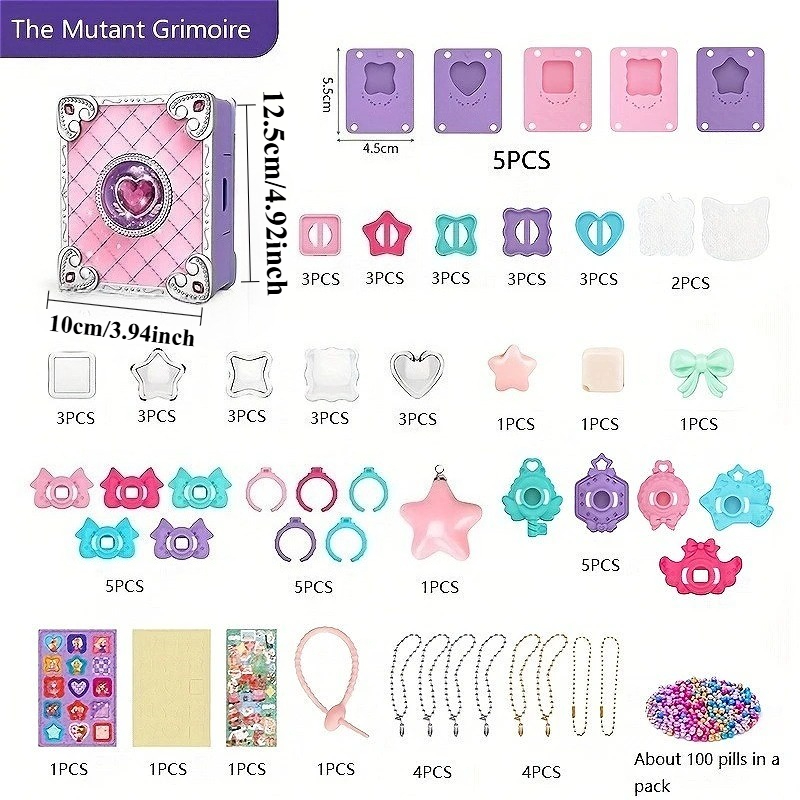 3Dステッカーメーカーキット DIYジュエリー製作マシン ア - Jewelry Making Kits For Girls のレビューと価格