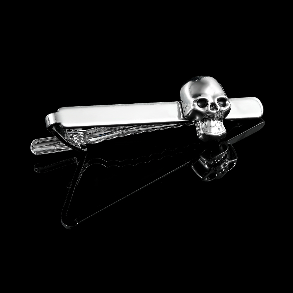 パンクスカル死の頭の形をしたデザインカフス & ネクタイクリ - Jewelry Making Business のレビューと価格