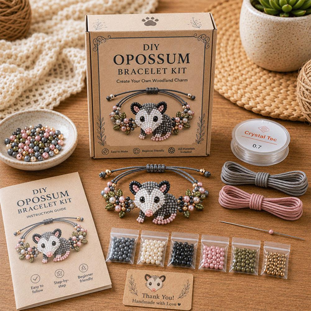 動物DIYビーズブレスレット作成キット かわいいチャーム ジ - Jewelry Making Kits For Girls のレビューと価格