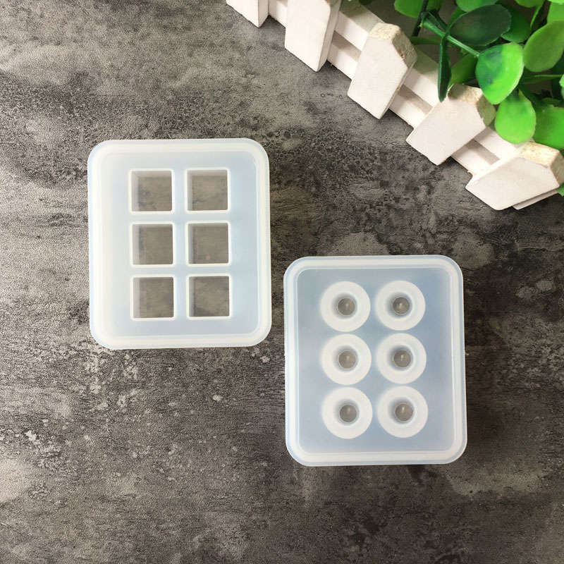 シリコーン型 16 ミリメートルキューブボールビーズ 6 コ - Jewelry Making Mold のレビューと価格