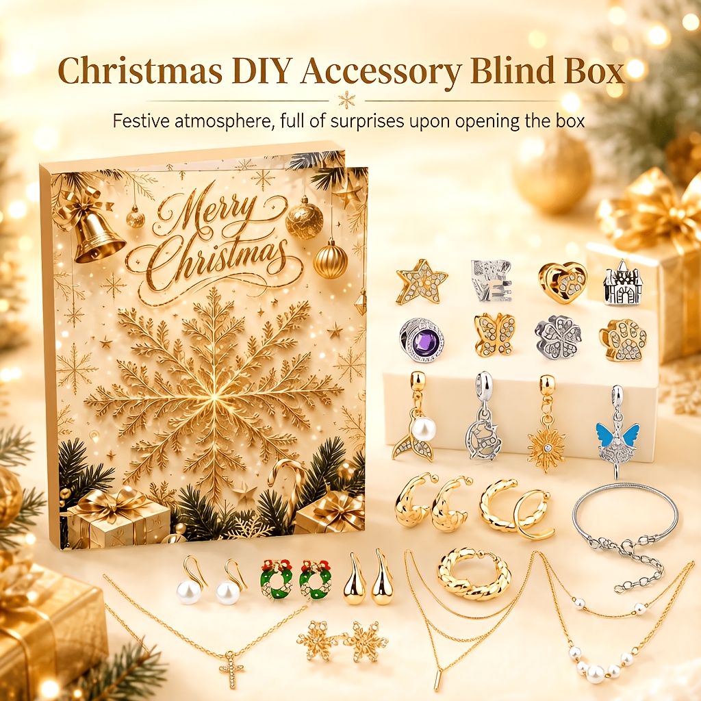 24個入りアドベントカレンダーDIYメタルビーズブレスレット - Jewelry Making Advent Calendar のレビューと価格