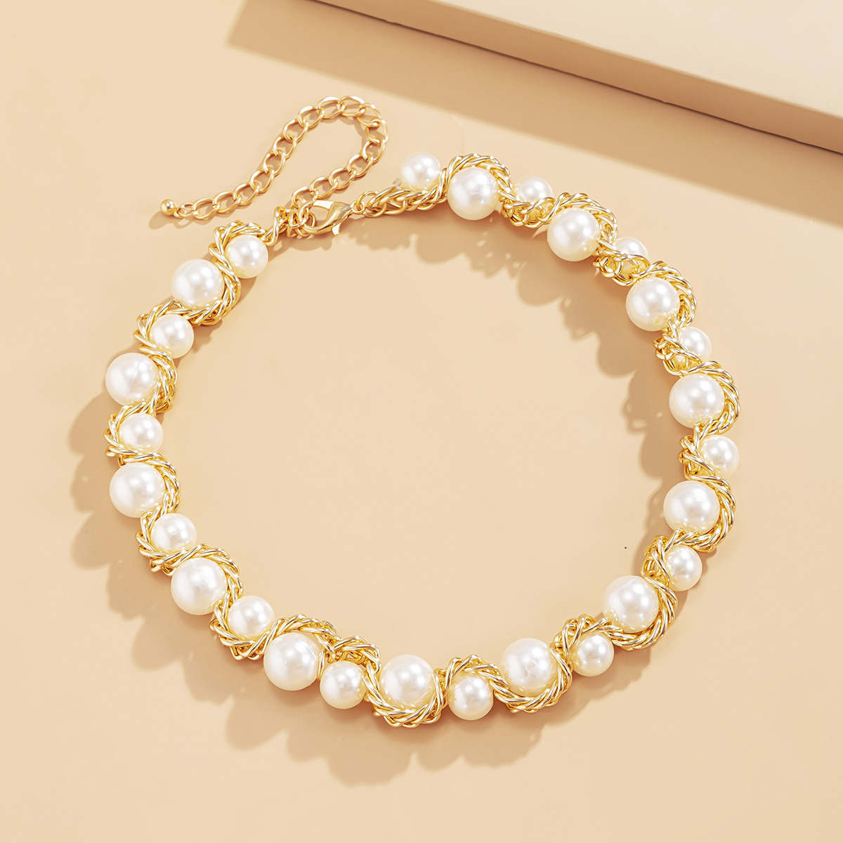 女性と女の子のための編みこみの単層ネックレス,ネックジュエリ - Jewelry Making Kits For Girls のレビューと価格