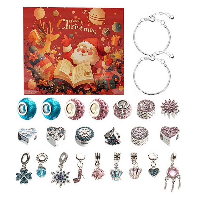 子供のジュエリーカレンダー,ブレスレット作成キット,カウント - Jewelry Making Advent Calendar のレビューと価格