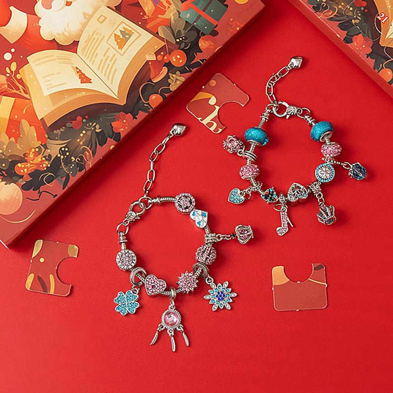 子供のジュエリーカレンダー,ブレスレット作成キット,カウント - Jewelry Making Advent Calendar のレビューと価格