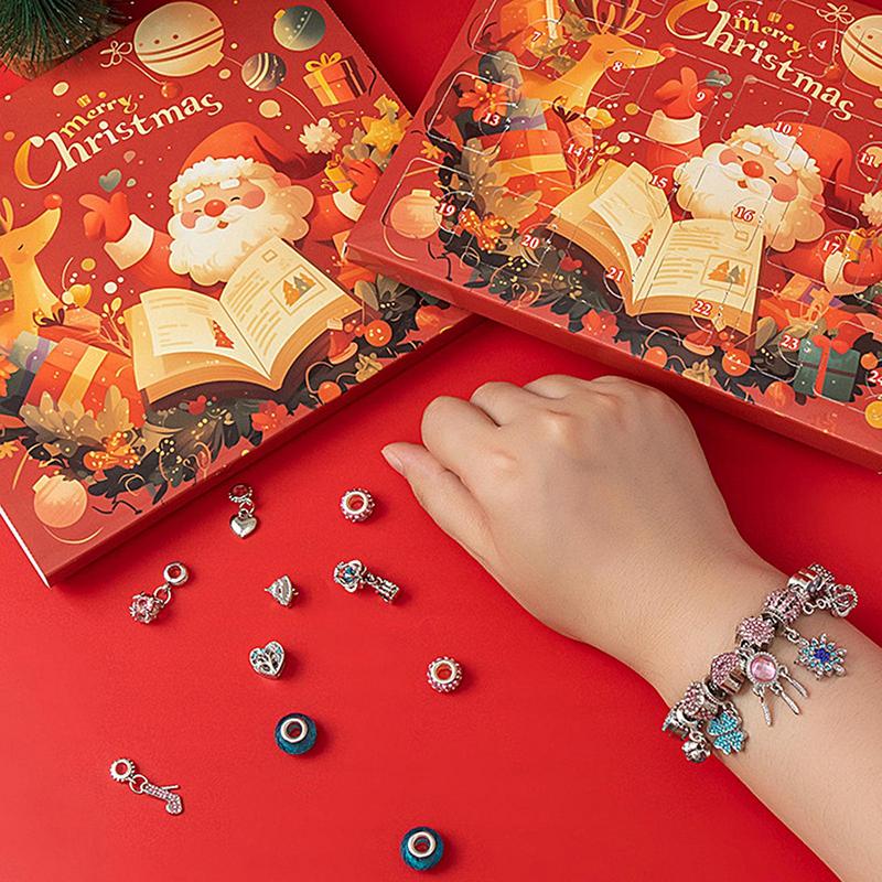 子供のジュエリーカレンダー,ブレスレット作成キット,カウント - Jewelry Making Advent Calendar のレビューと価格