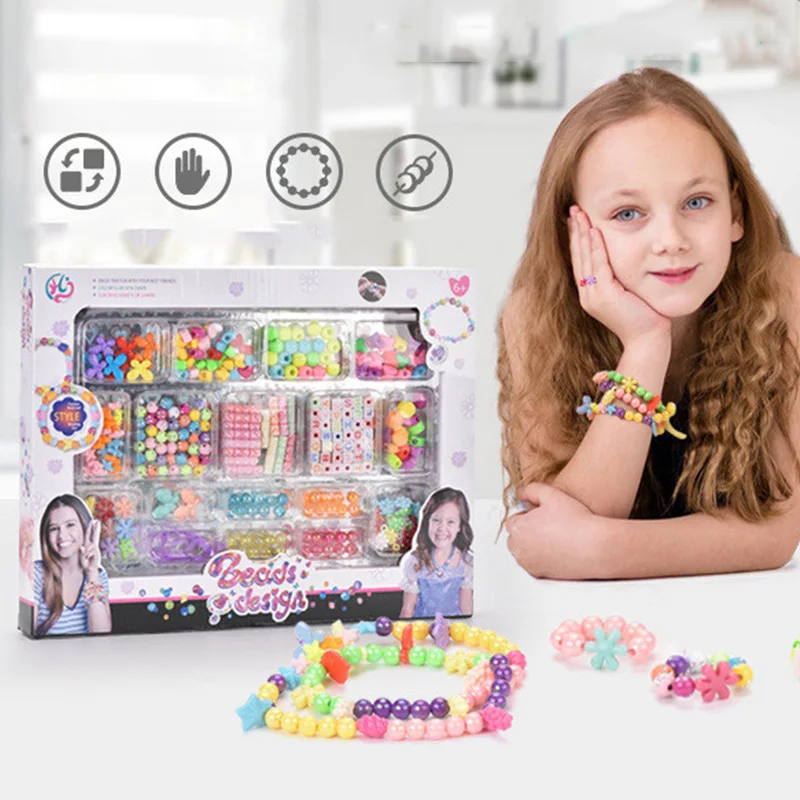 女の子 DIY ビーズセットジュエリー作成キット子供のための - Jewelry Making Kits For Girls のレビューと価格