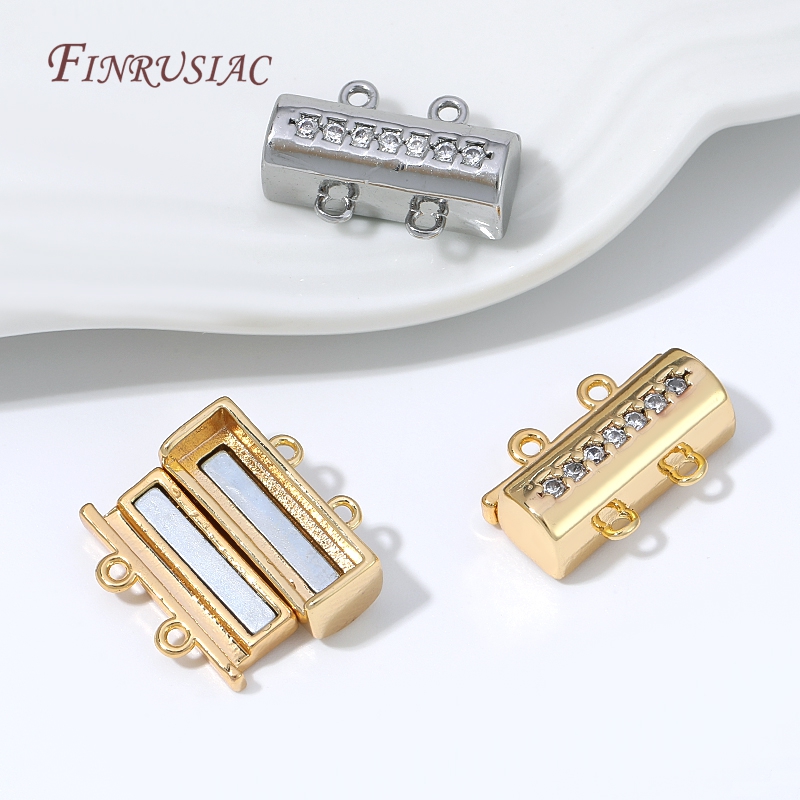 マグネット式ネックレス留め具 18K金メッキコネクター ダブ - Jewelry Making Beads のレビューと価格