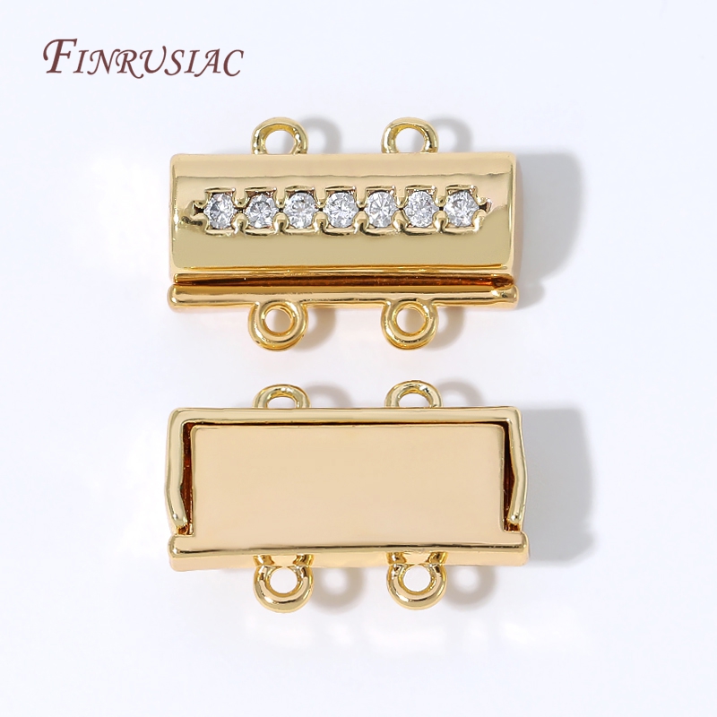 マグネット式ネックレス留め具 18K金メッキコネクター ダブ - Jewelry Making Beads のレビューと価格