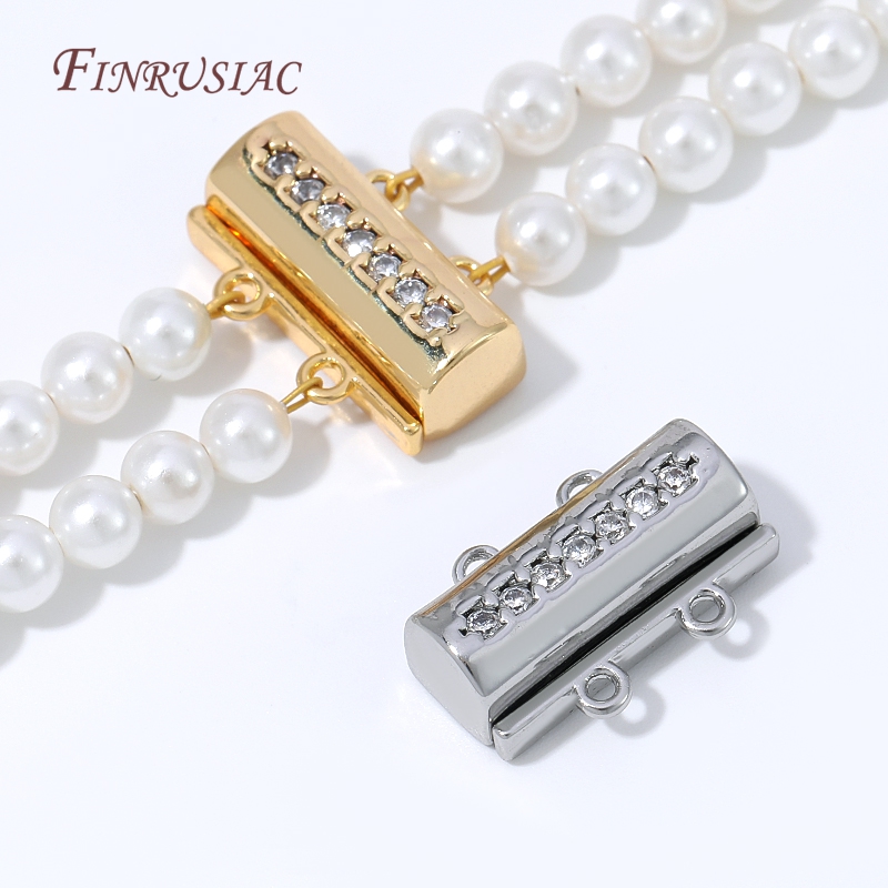 マグネット式ネックレス留め具 18K金メッキコネクター ダブ - Jewelry Making Beads のレビューと価格