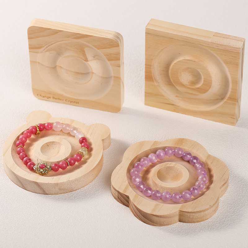 1Pc DIY 天然木製ビーズデザインボードジュエリー作成に - Jewelry Making Tray のレビューと価格