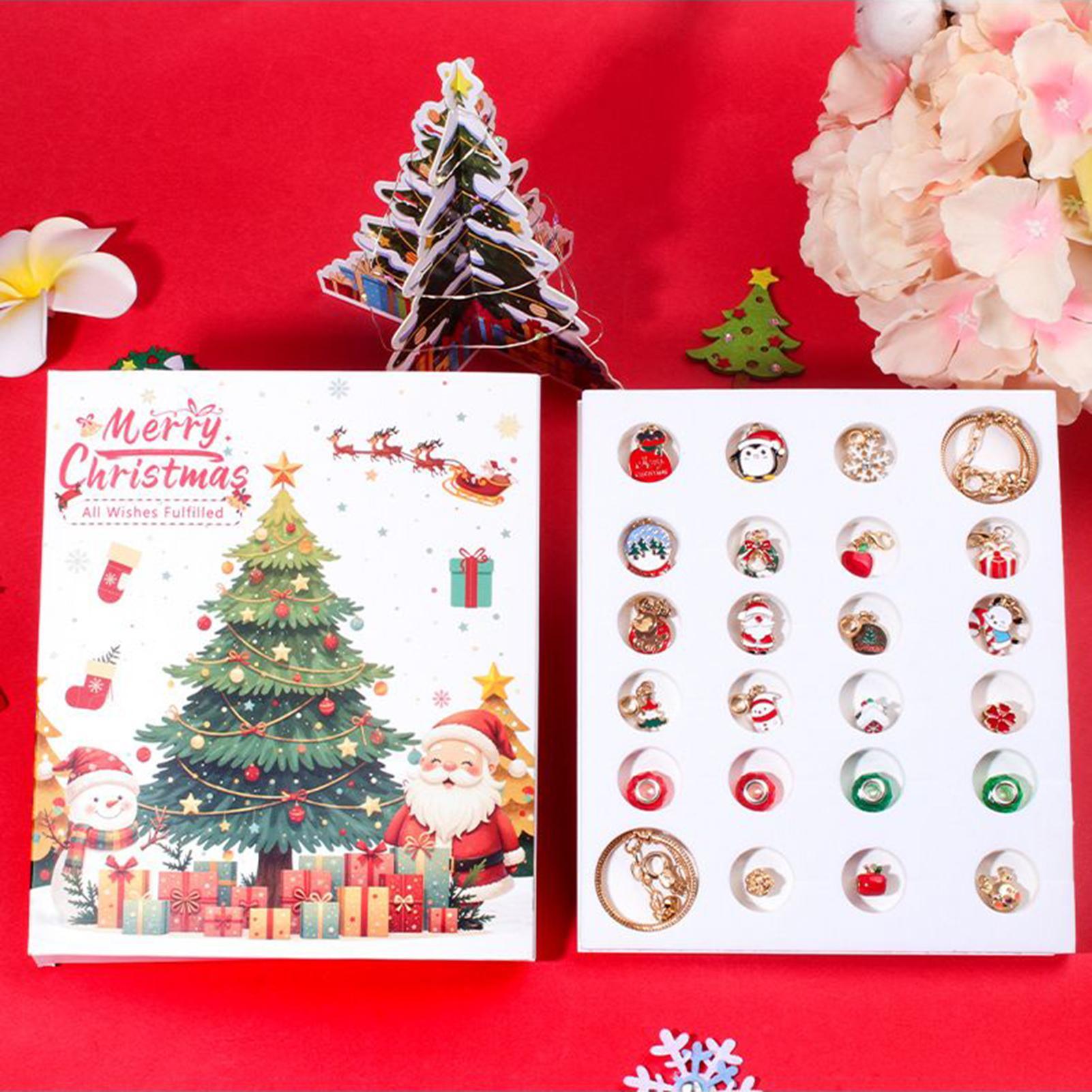 カレンダー アドベント チャーム クリスマス カウントダウン - Jewelry Making Advent Calendar のレビューと価格