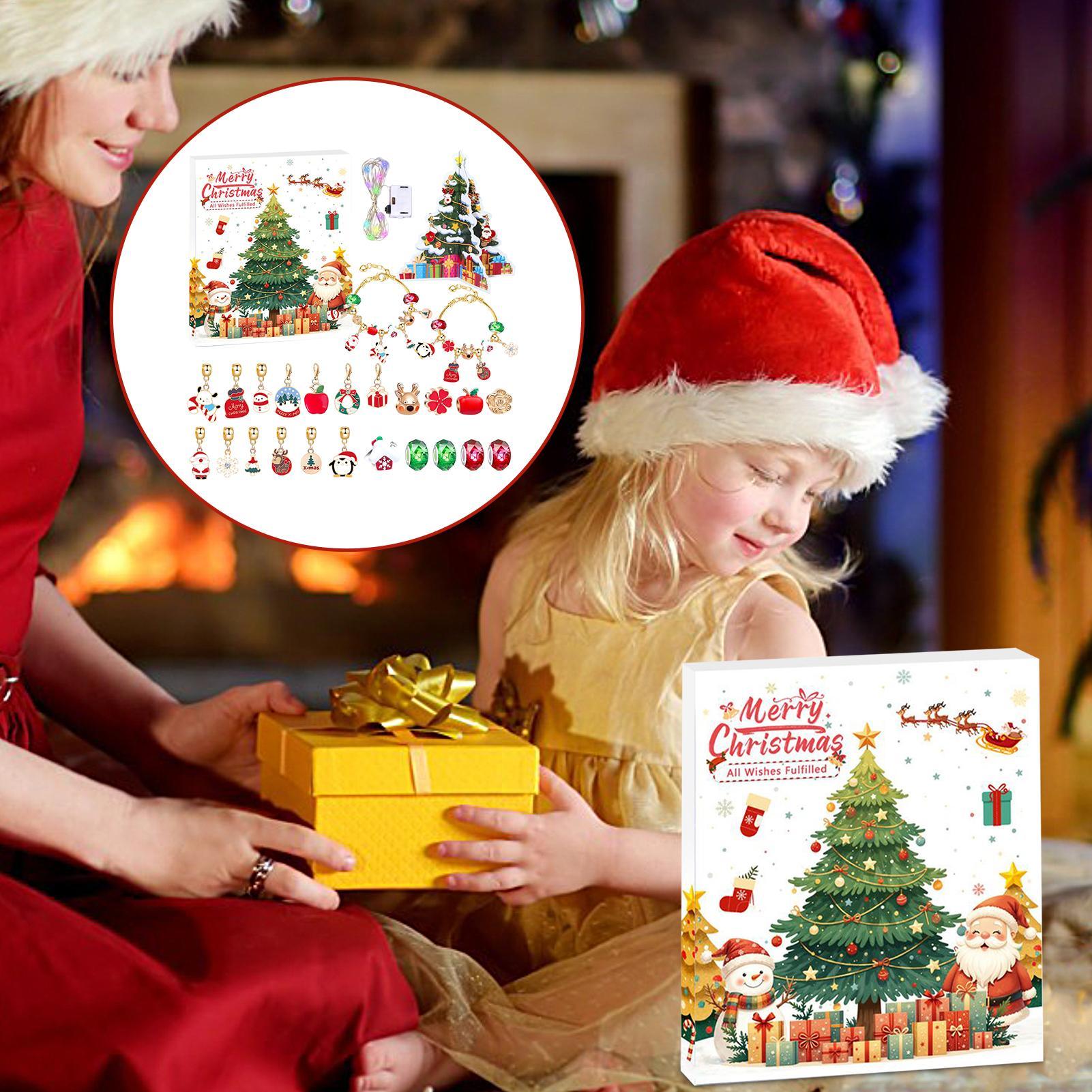 カレンダー アドベント チャーム クリスマス カウントダウン - Jewelry Making Advent Calendar のレビューと価格