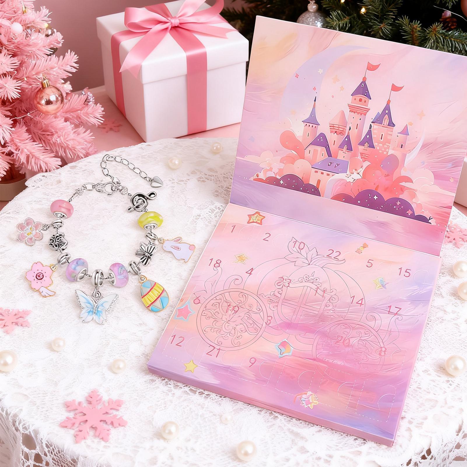 ブレスレット クリスマス アドベント ガールズ 24 日 D - Jewelry Making Advent Calendar のレビューと価格