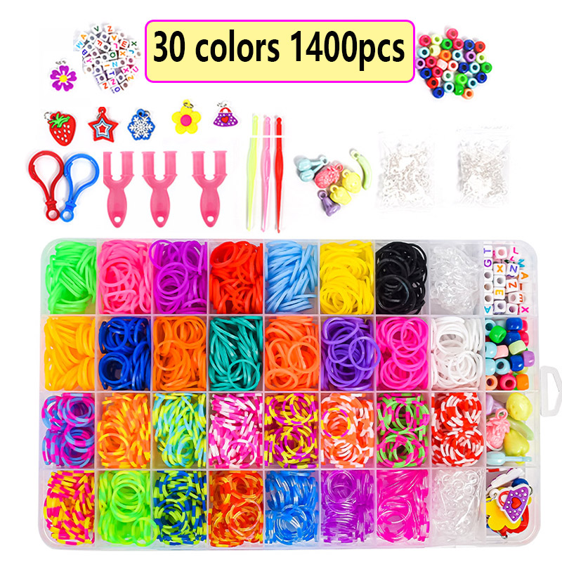 ゴムバンド織機 DIY 手作りブレスレット作成キットビーズの - Jewelry Making Kits For Girls のレビューと価格