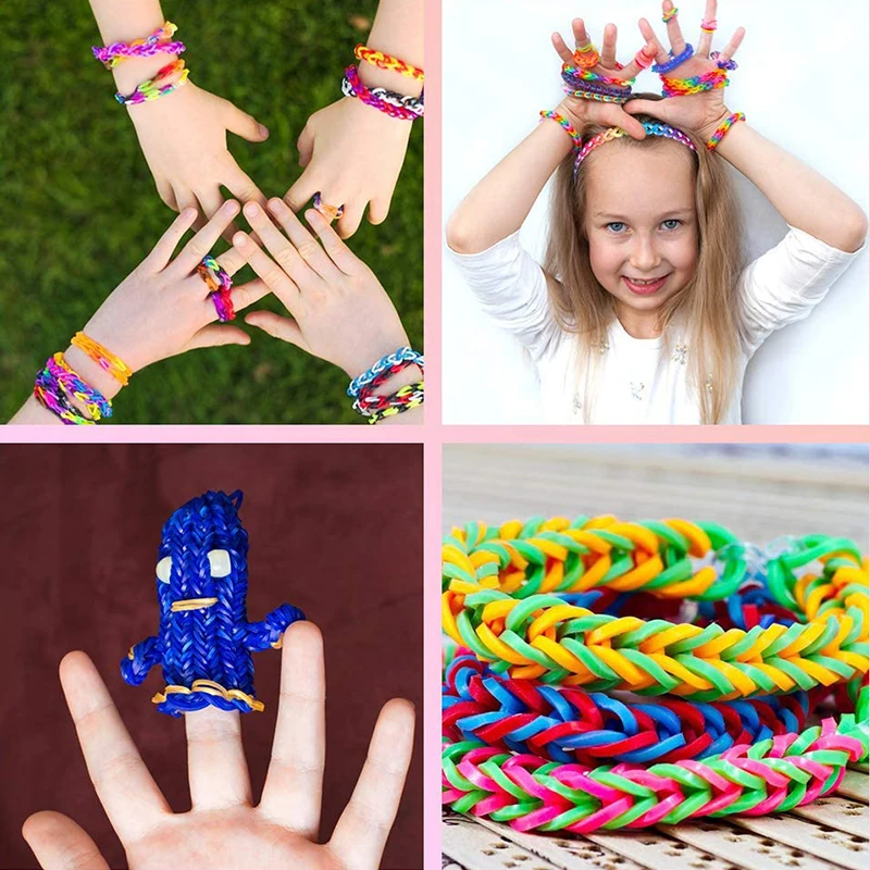 ゴムバンド織機 DIY 手作りブレスレット作成キットビーズの - Jewelry Making Kits For Girls のレビューと価格