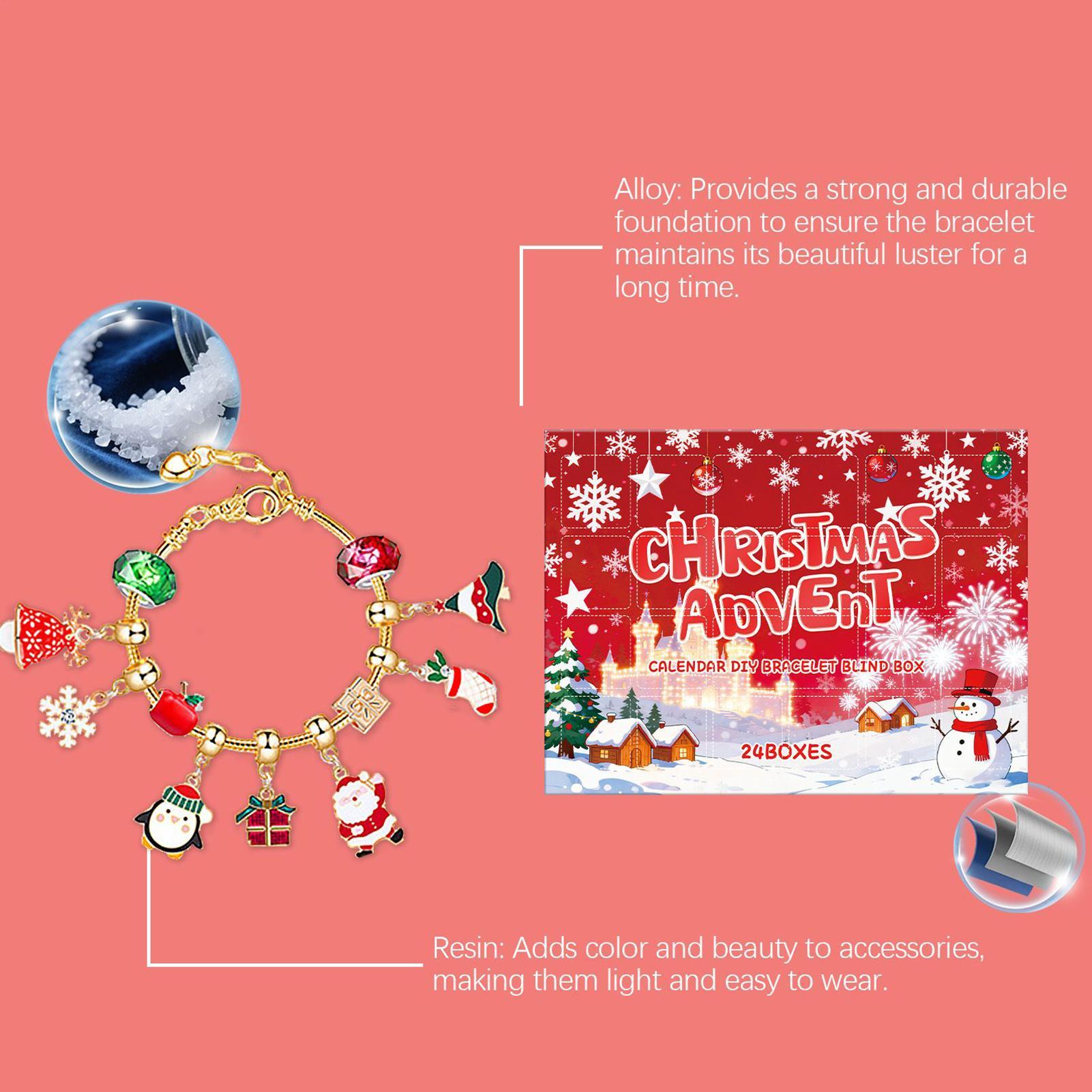 ジュエリーカレンダー アドベント 24日間 ジュエリー作り  - Jewelry Making Advent Calendar のレビューと価格