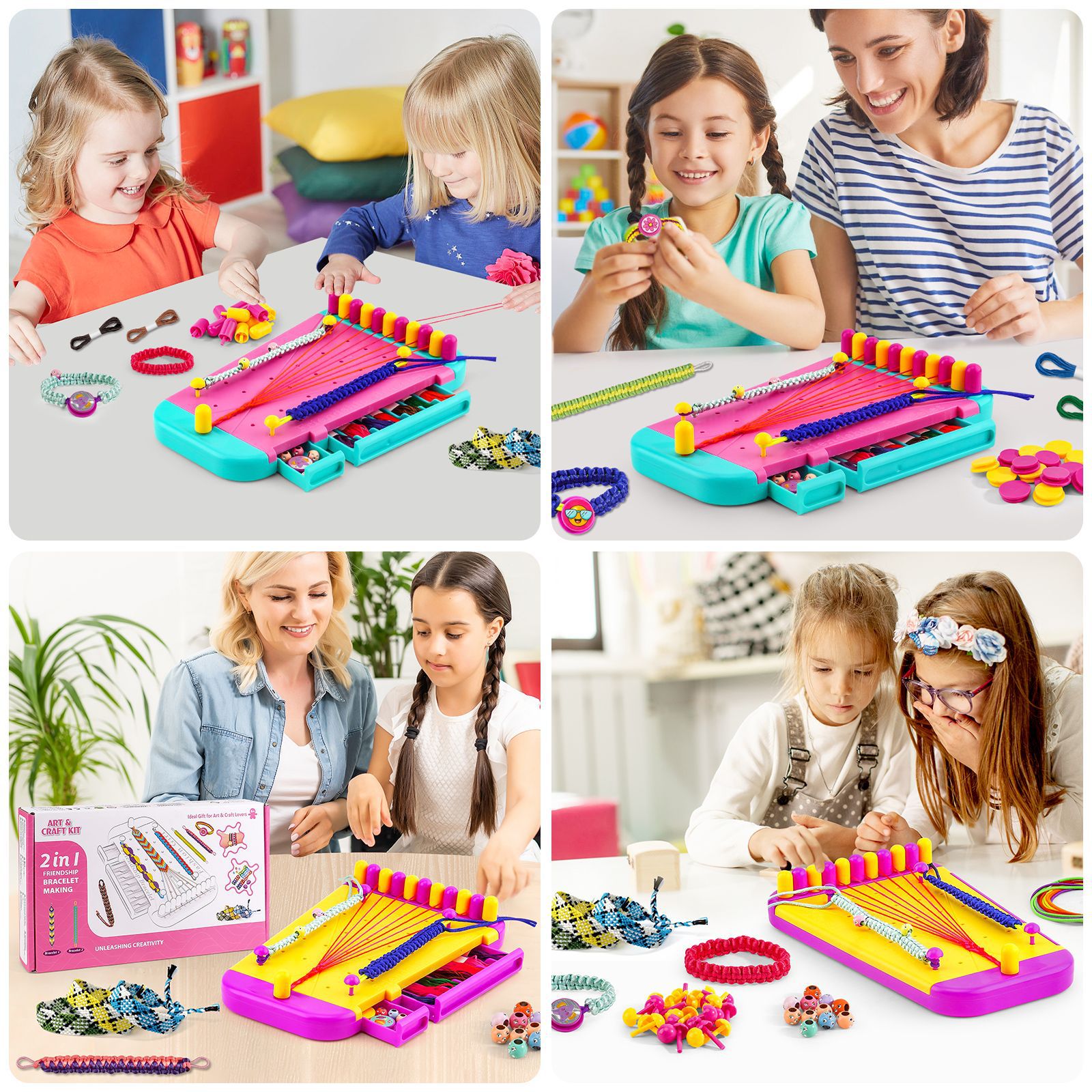 ブレスレット作成キットおもちゃ女の子のための友情芸術工芸ブレ - Jewelry Making Kits For Girls のレビューと価格