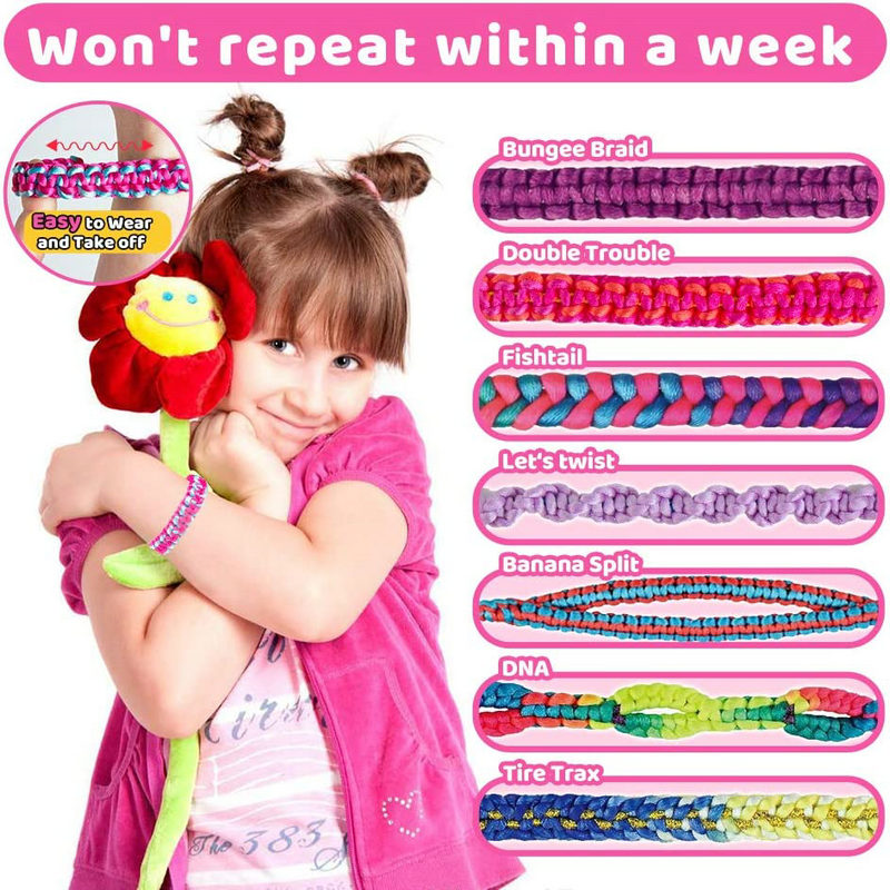友情ブレスレット作成キット 女の子用 DIY クラフトキット - Jewelry Making Kits For Girls のレビューと価格