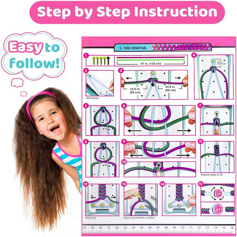 友情ブレスレット作成キット 女の子用 DIY クラフトキット - Jewelry Making Kits For Girls のレビューと価格