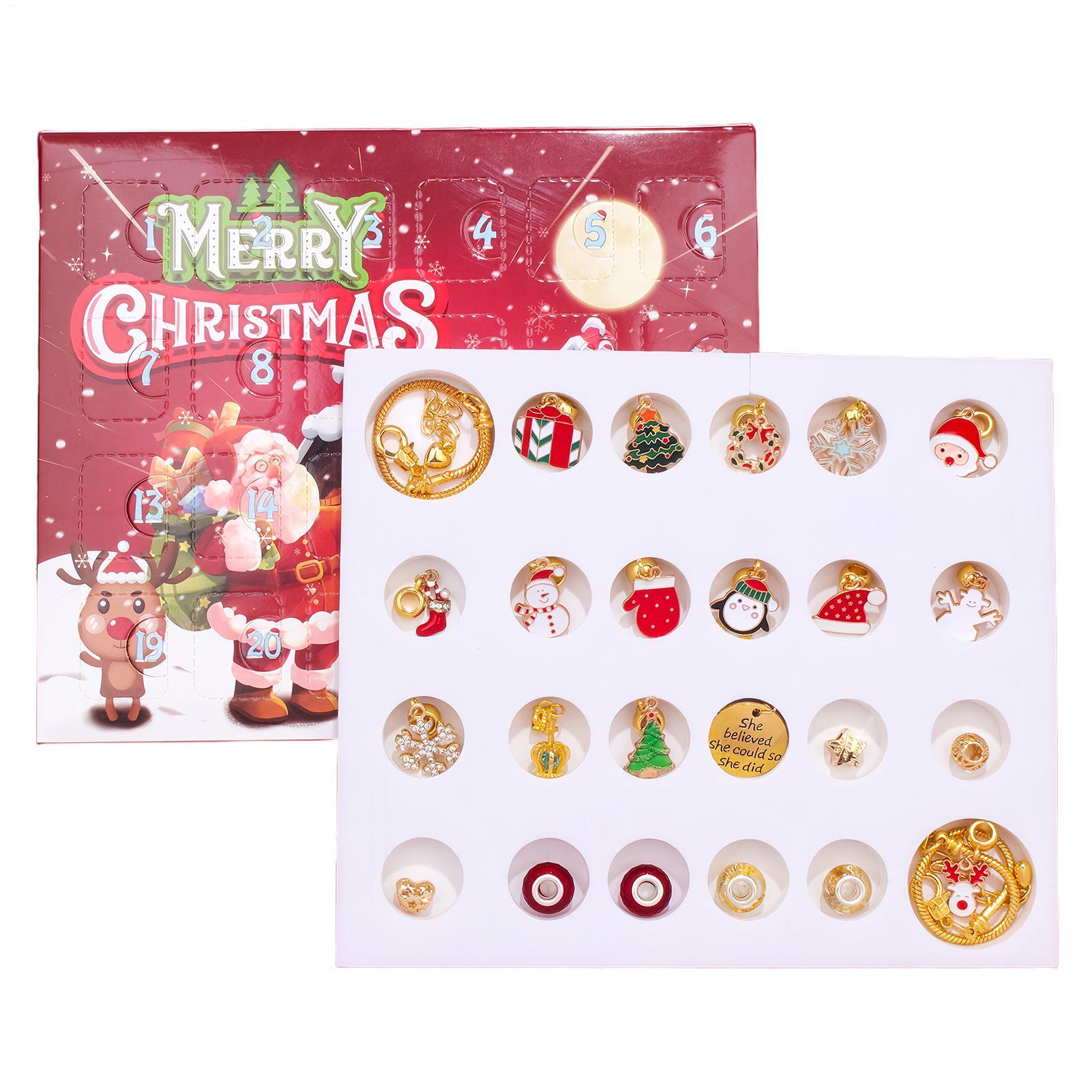 クリスマスブレスレットビーズアドベントカレンダー24日DIY - Jewelry Making Advent Calendar のレビューと価格