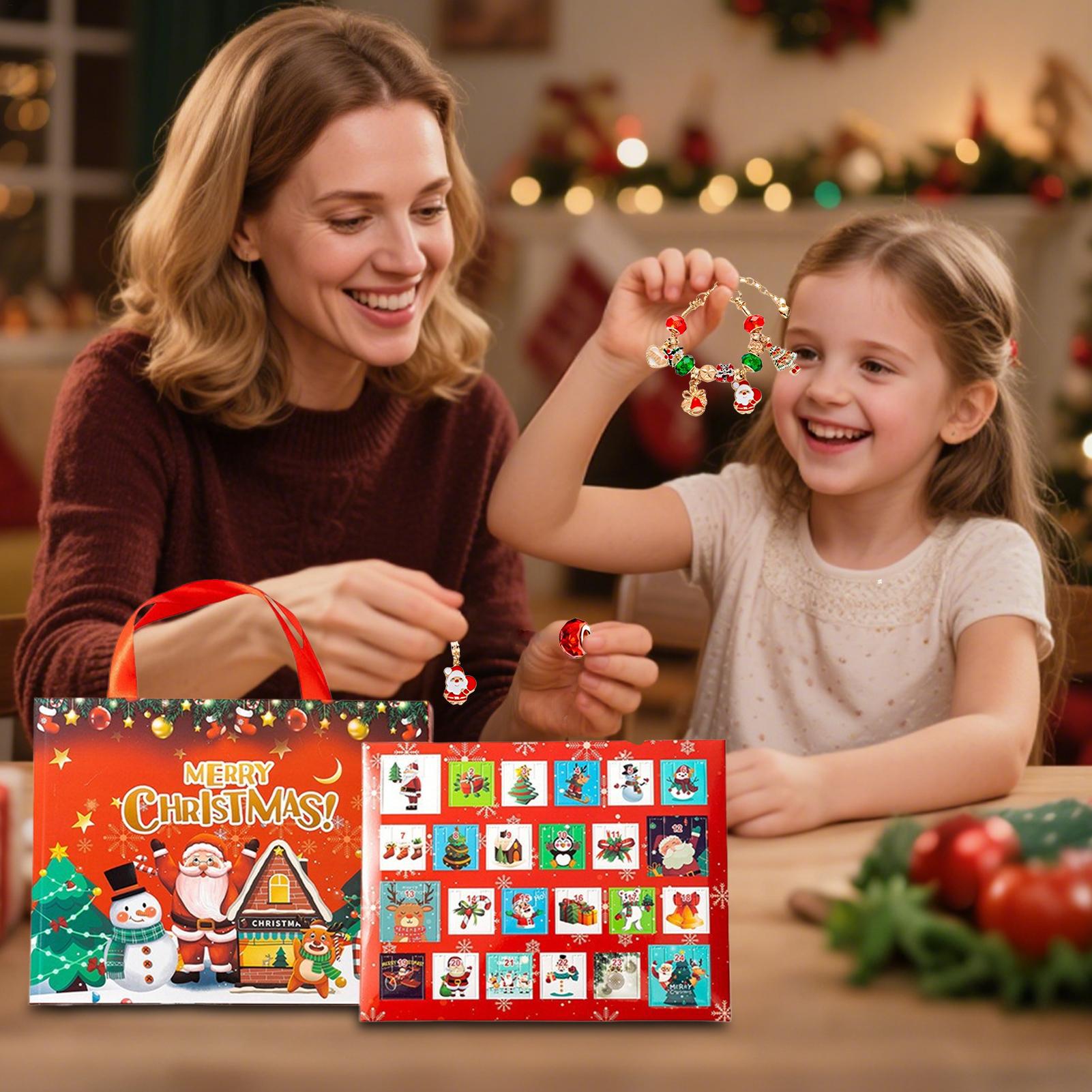 クリスマスカウントダウンアドベント クリスマスブレスレット作 - Jewelry Making Advent Calendar のレビューと価格