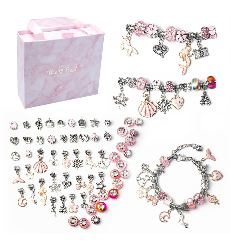 ジュエリー,ネックレス,ブレスレット,ネックレスなどを作るた - Jewelry Making Kits For Girls のレビューと価格