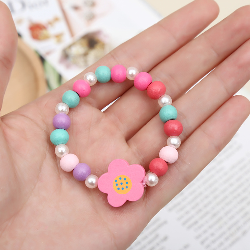 子供のための天然木ジュエリーセット,動物パターン,ネックレス - Jewelry Making Kits For Girls のレビューと価格