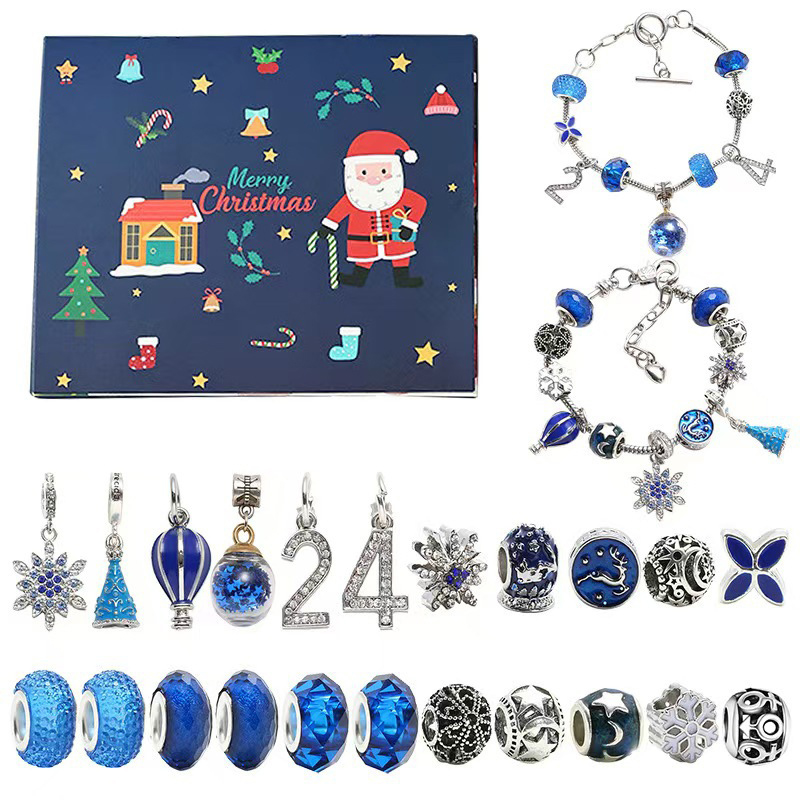 新しいクリスマスアドベントカレンダー 24日間カウントダウン - Jewelry Making Advent Calendar のレビューと価格