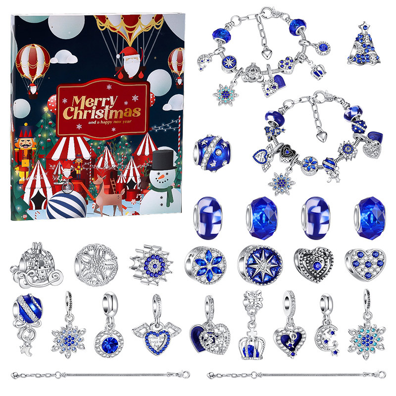 新しいクリスマスアドベントカレンダー 24日間カウントダウン - Jewelry Making Advent Calendar のレビューと価格